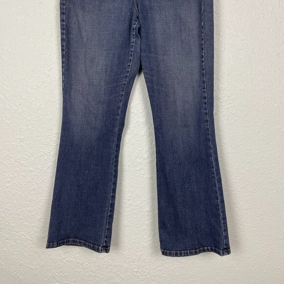 Lee The Most Comfortable Jean Straight Leg Women’s 35x30 Blue High Rise Stretch - Picture 2 of 10